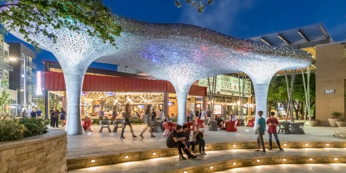 the domain outdoor mall in Austin